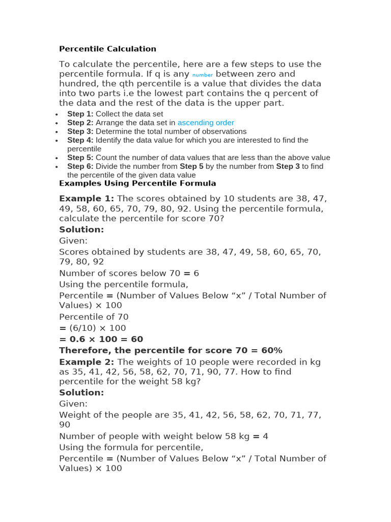 Measure of Relative Position | PDF