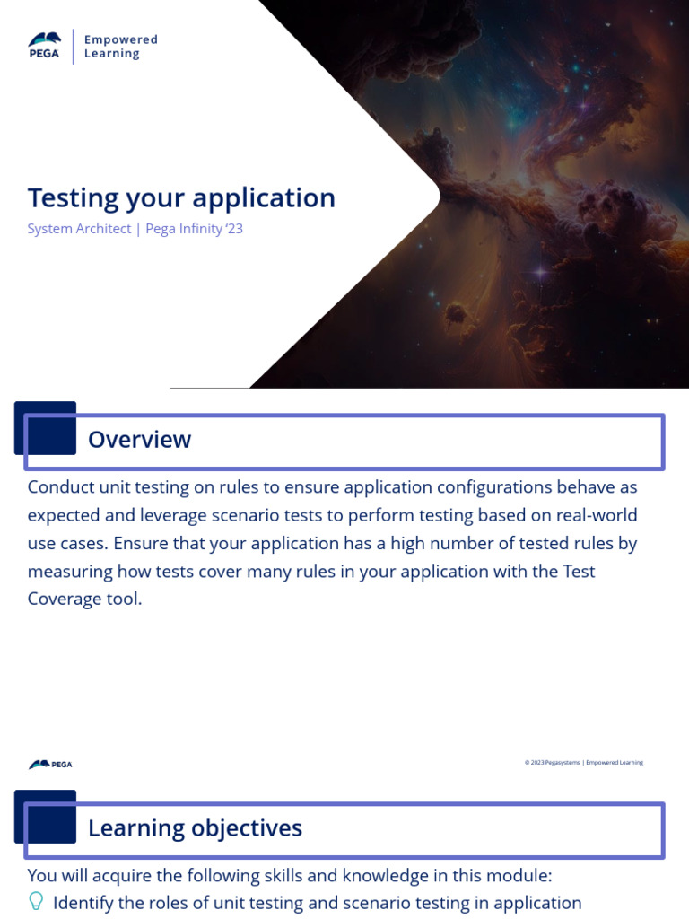 Testing Your Application | PDF