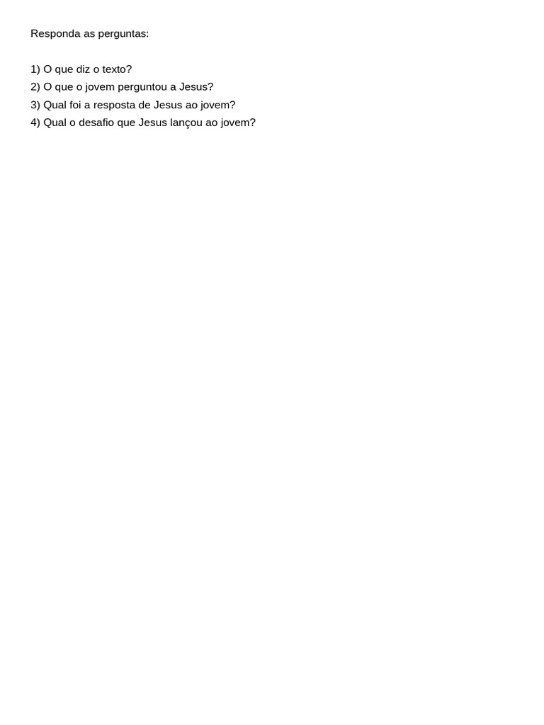 Responda As Perguntas | PDF