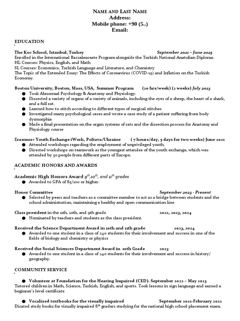 Sample Resume | PDF