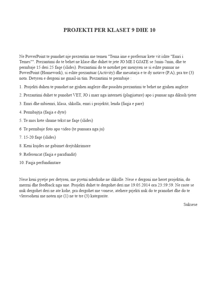 Homework Kosovo 2023 2024 40 20240423-20240519-262-Homework+9th+and+ ...
