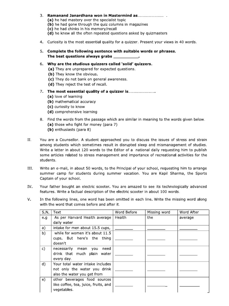 Assignment Questions | PDF
