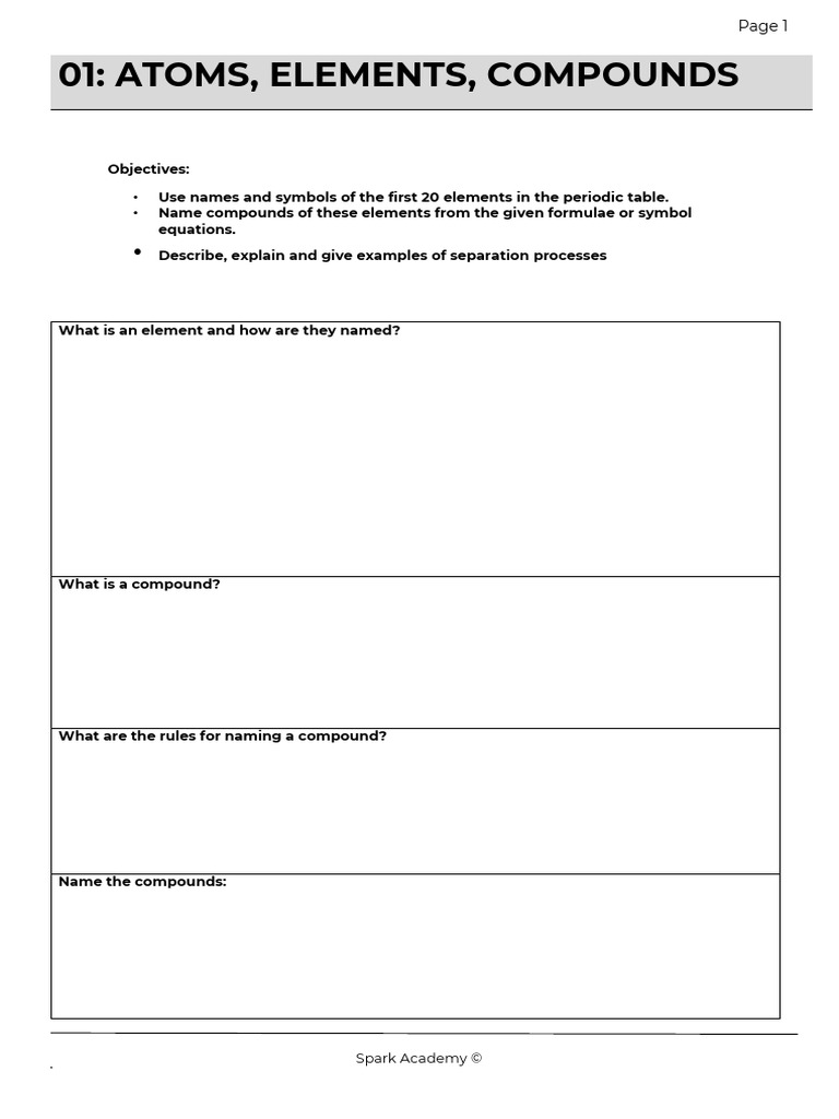 Year 9 Science Woorkbook 2023 | PDF