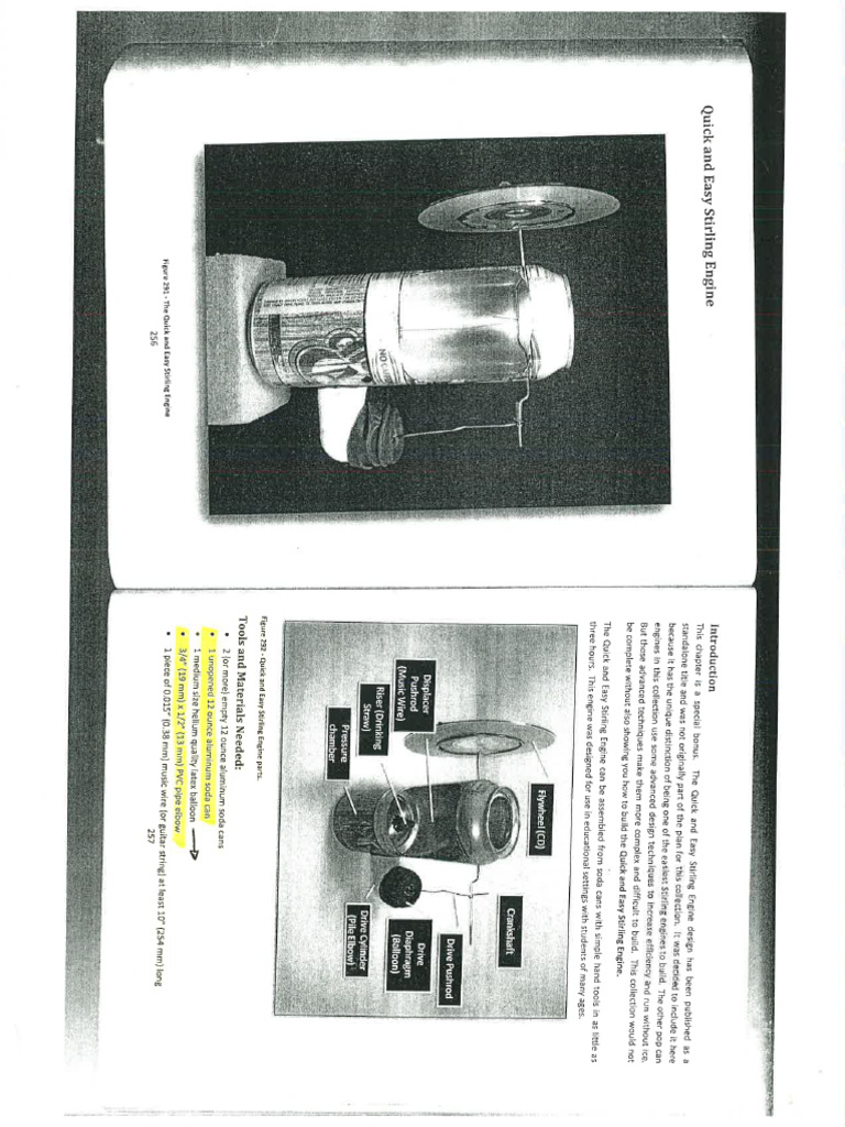 Stirling Engine Instructions Pdf