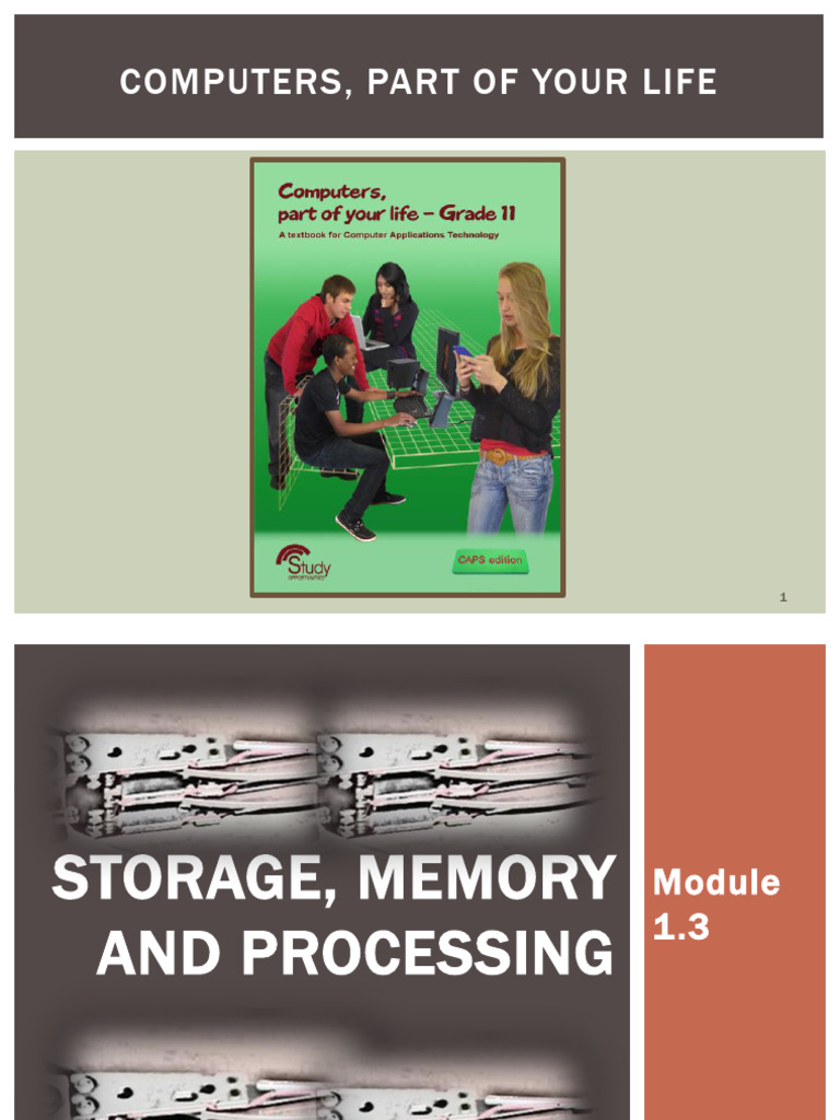 1 - 3 Storage, Memory and Processing | PDF