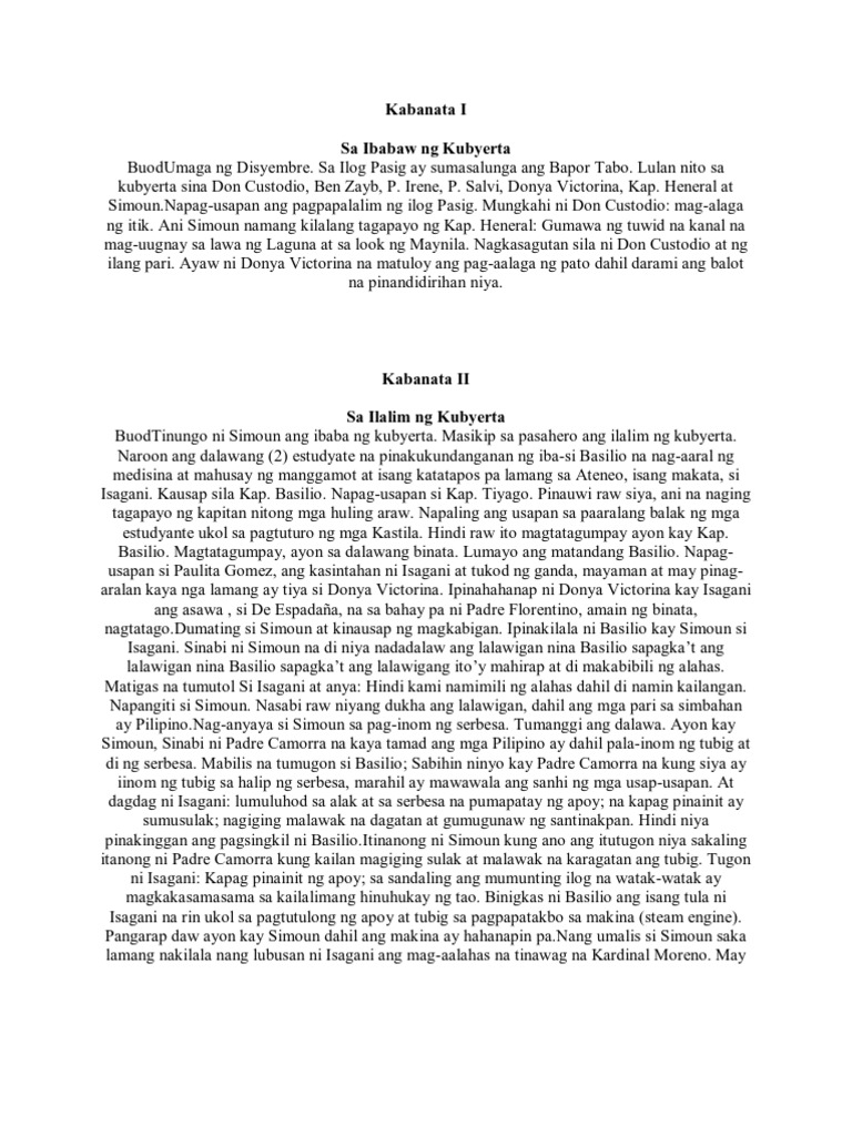 Essay ng el filibusterismo picture