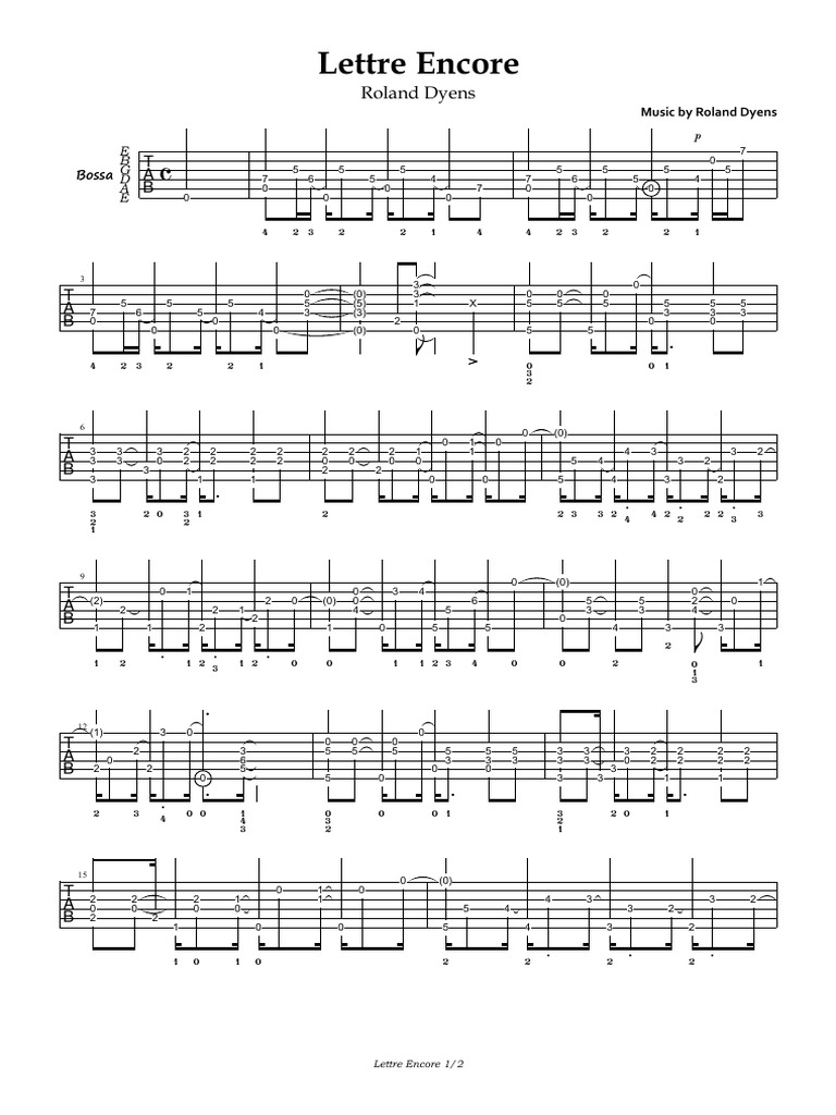 もらって 嬉しい お歳暮 ランキング Lettre - Dyens - Roland - PDF | TABS Encore アート・デザイン・音楽