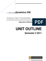 Unit Outline: Thermodynamics 236