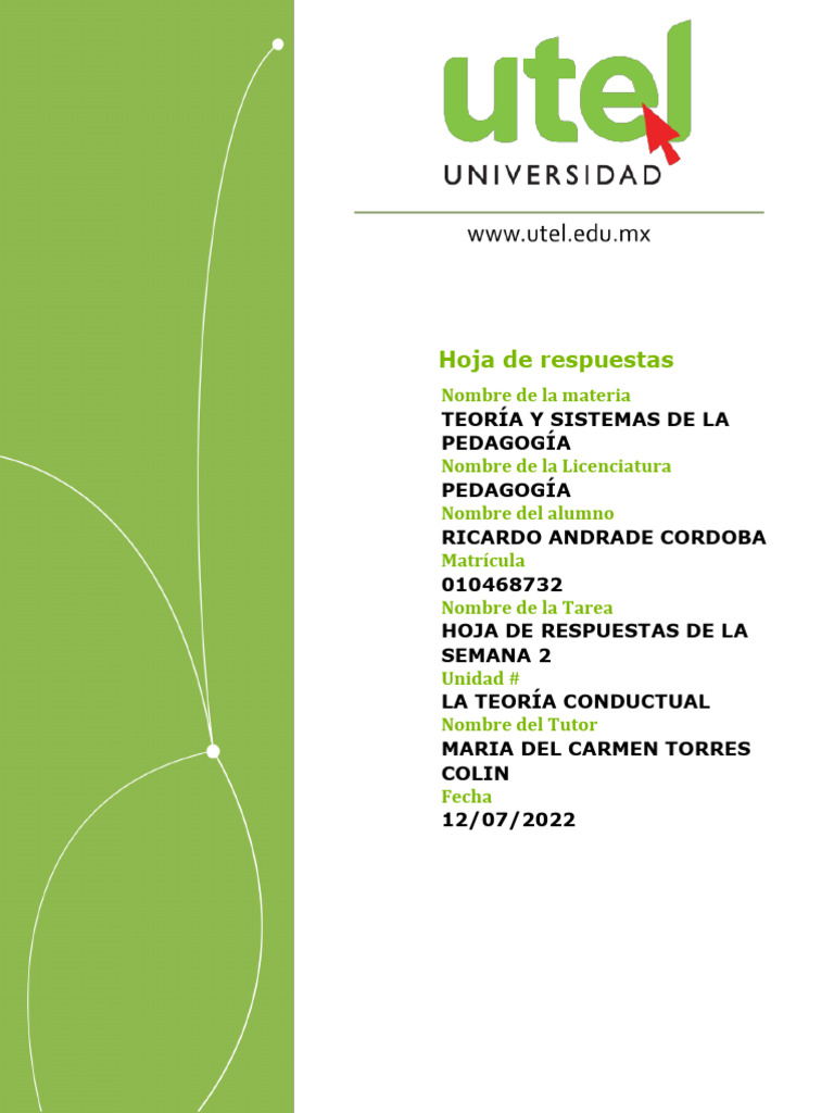 Teorías y Sistemas de La Psicología Semana 2 P | PDF