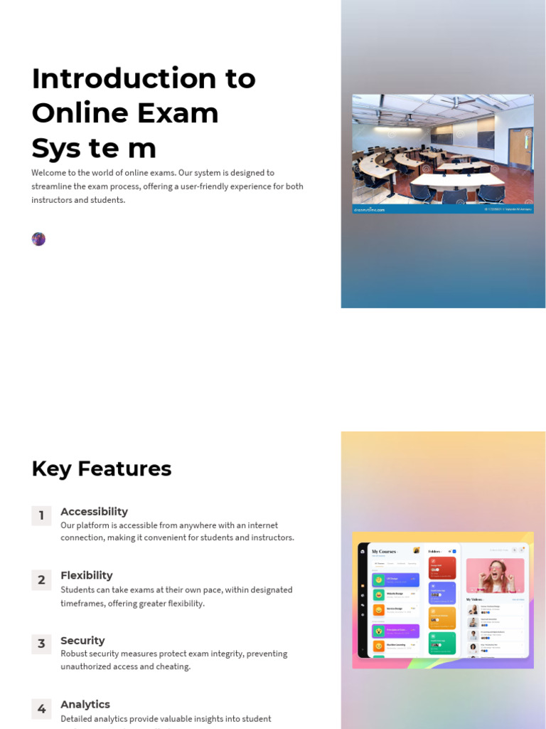 Introduction To Online Exam System PDF | PDF