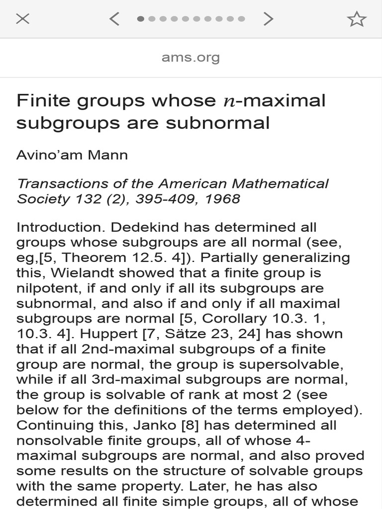 Non-Normal Maximal Subgroup To Solve Finite Solvable Groups - Google ...