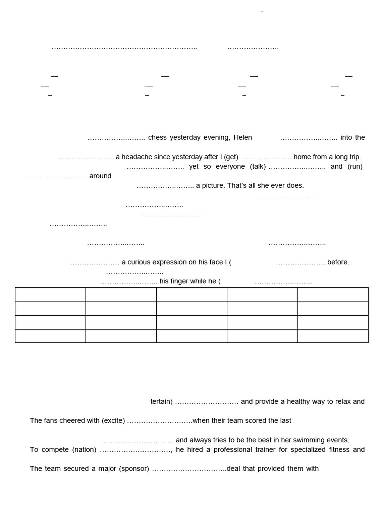 Progress Test 2 (Grade 7 - 2024) | PDF