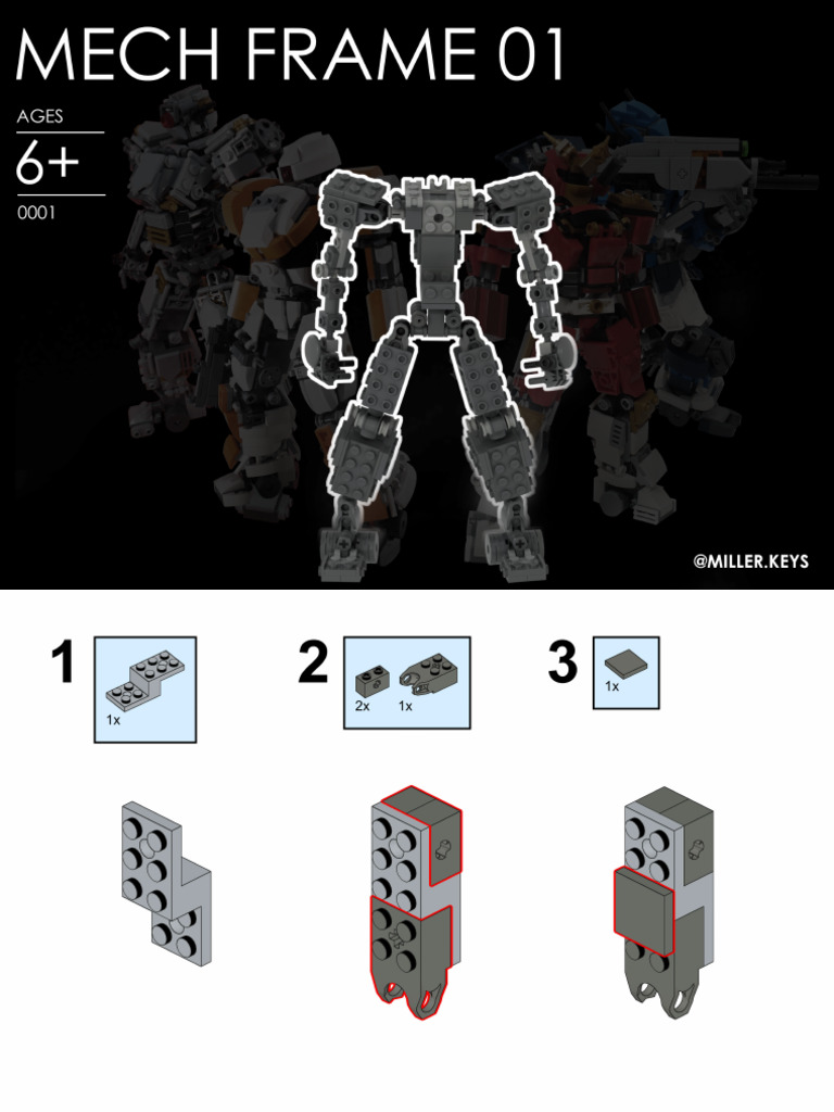 Mechframe 01 Instructions | PDF