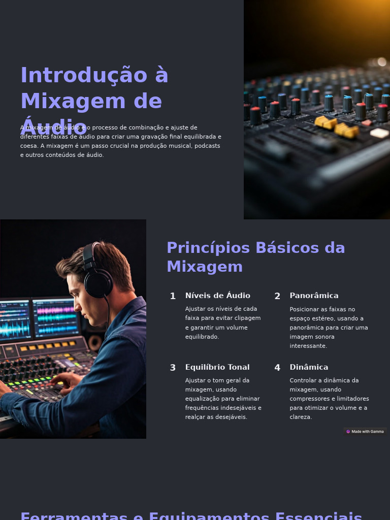 Introducao Mixagem de Audio | PDF