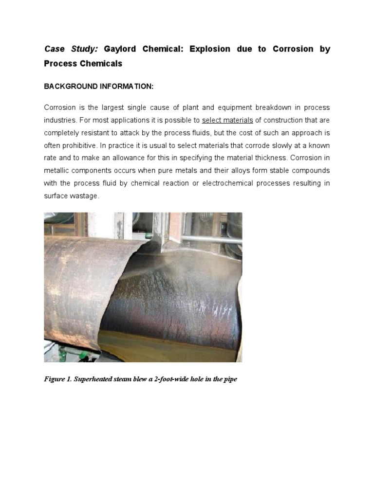 Case study corrosion picture