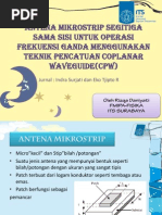 Download Antena Mikrostrip Bentuk Segiempat by Cza Rizqa SN77604657 doc pdf