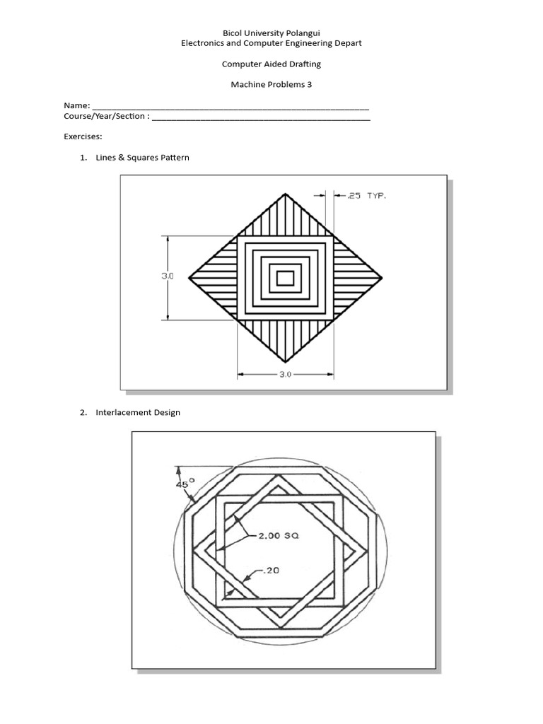 CAD Exercise 3 | PDF