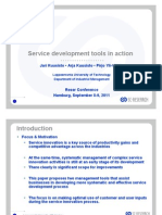 Service Development Tools in Action