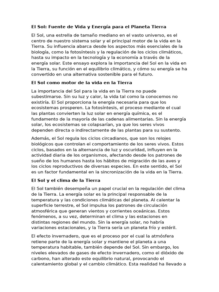 El Sol | PDF