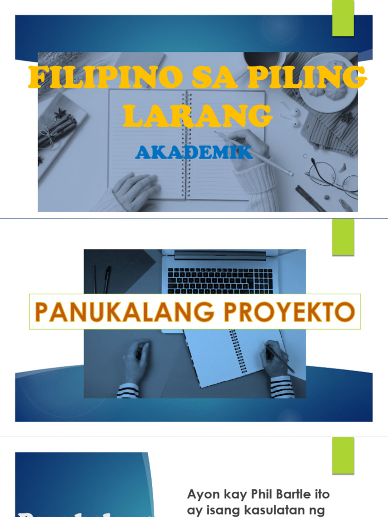 FPL Akademik Panukalang Proyekto 1 | PDF