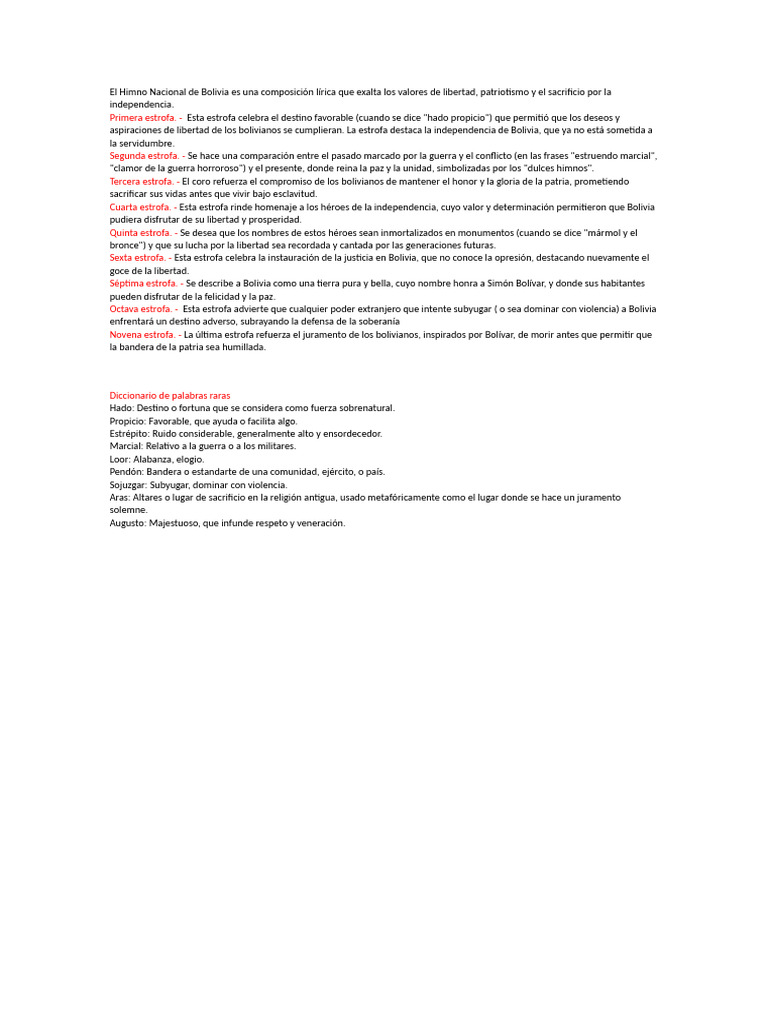 Analisis Estrofa Por Estrofa | PDF