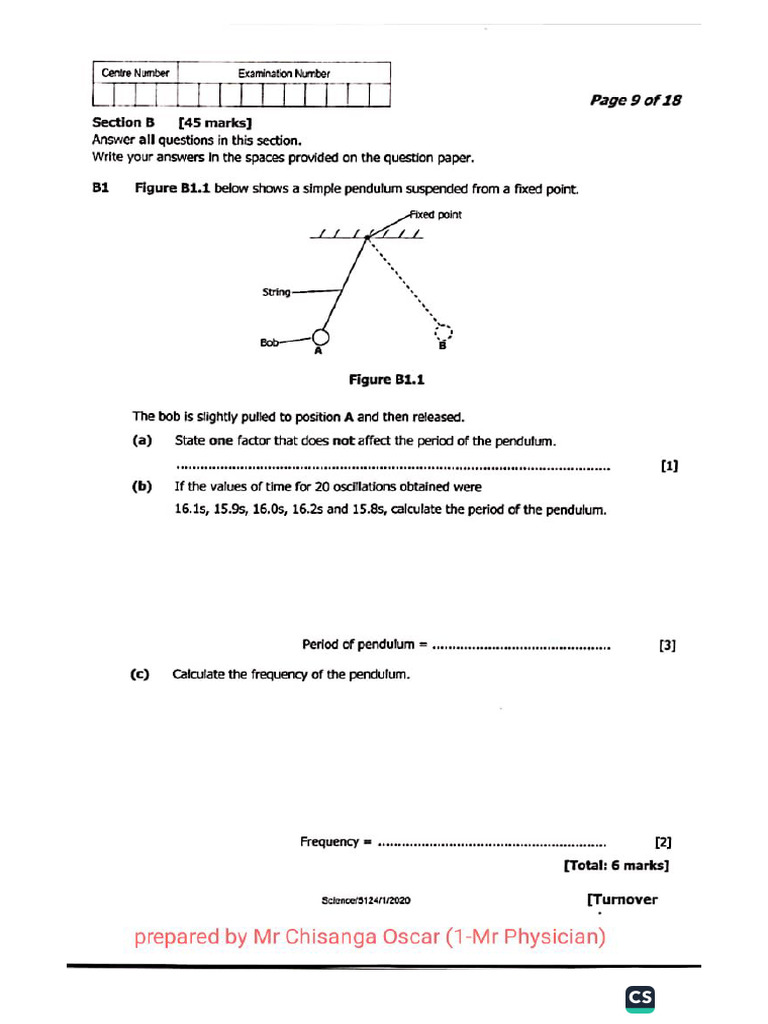 Physics Test 5 With Answers | PDF