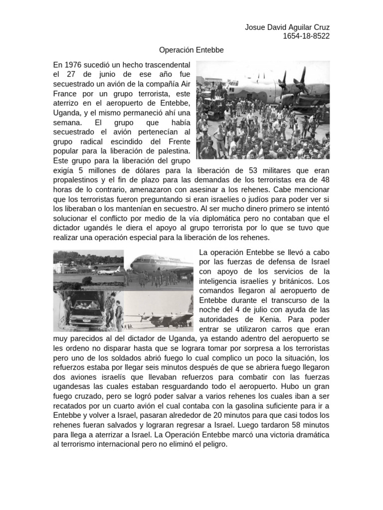 Operacion Entebbe | PDF