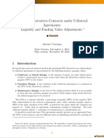 Pricing of Derivatives Contracts Under Collateral Agreements: Liquidity and Funding Value Adjustments