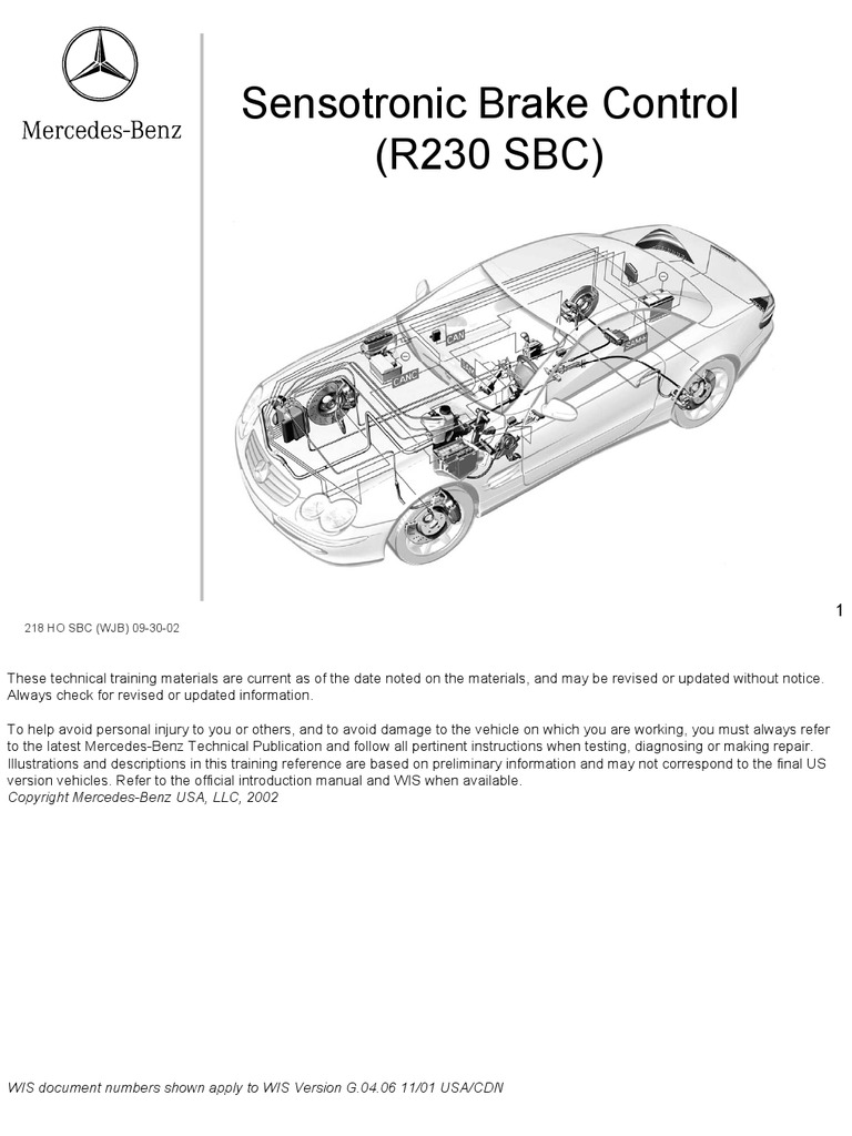 Sensotronic Brake Control2 PDF Anti Lock Braking System Brake