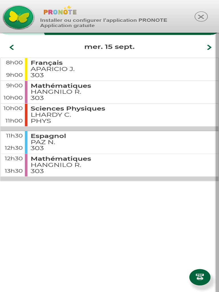 Pronote Lou Redounet Espace Élèves – QRMM
