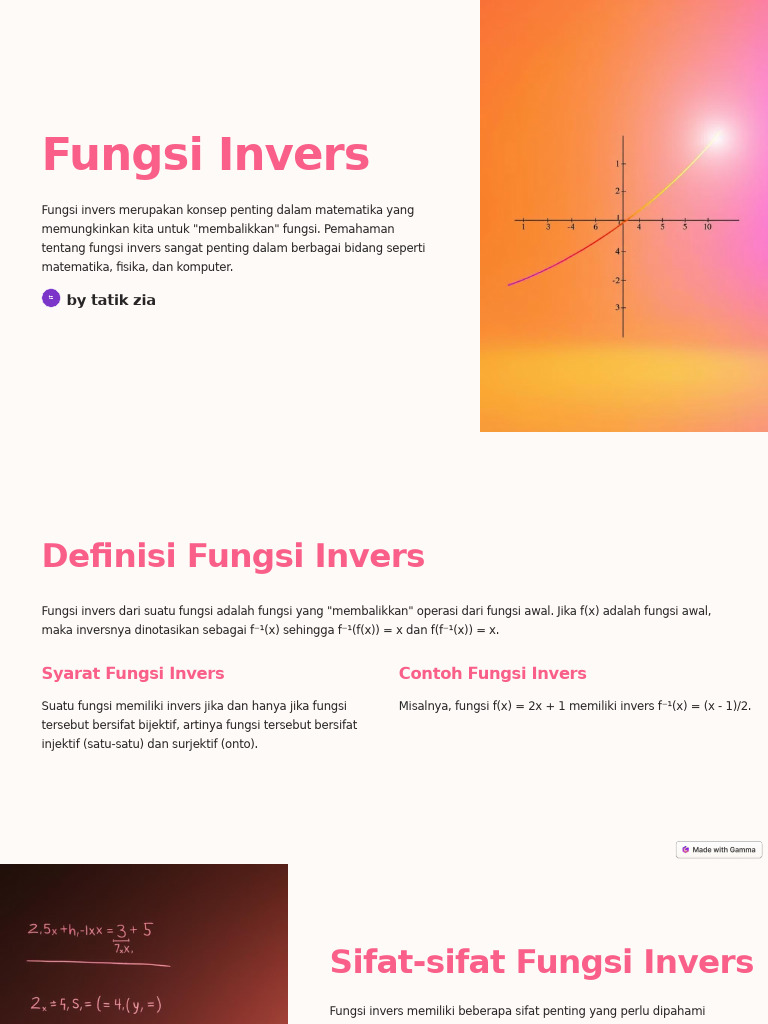 Fungsi Invers | PDF