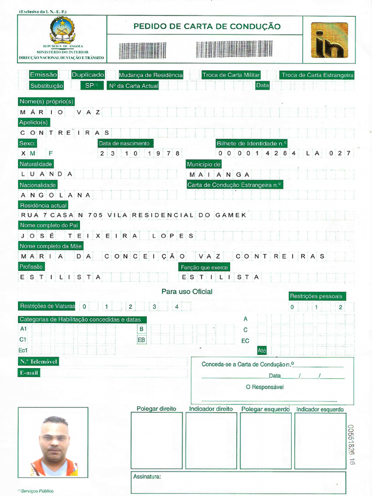 Formulario 1 | PDF