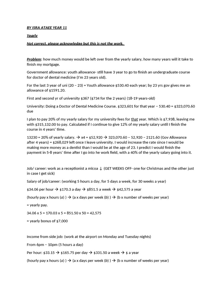 Math Report Term 1 | PDF
