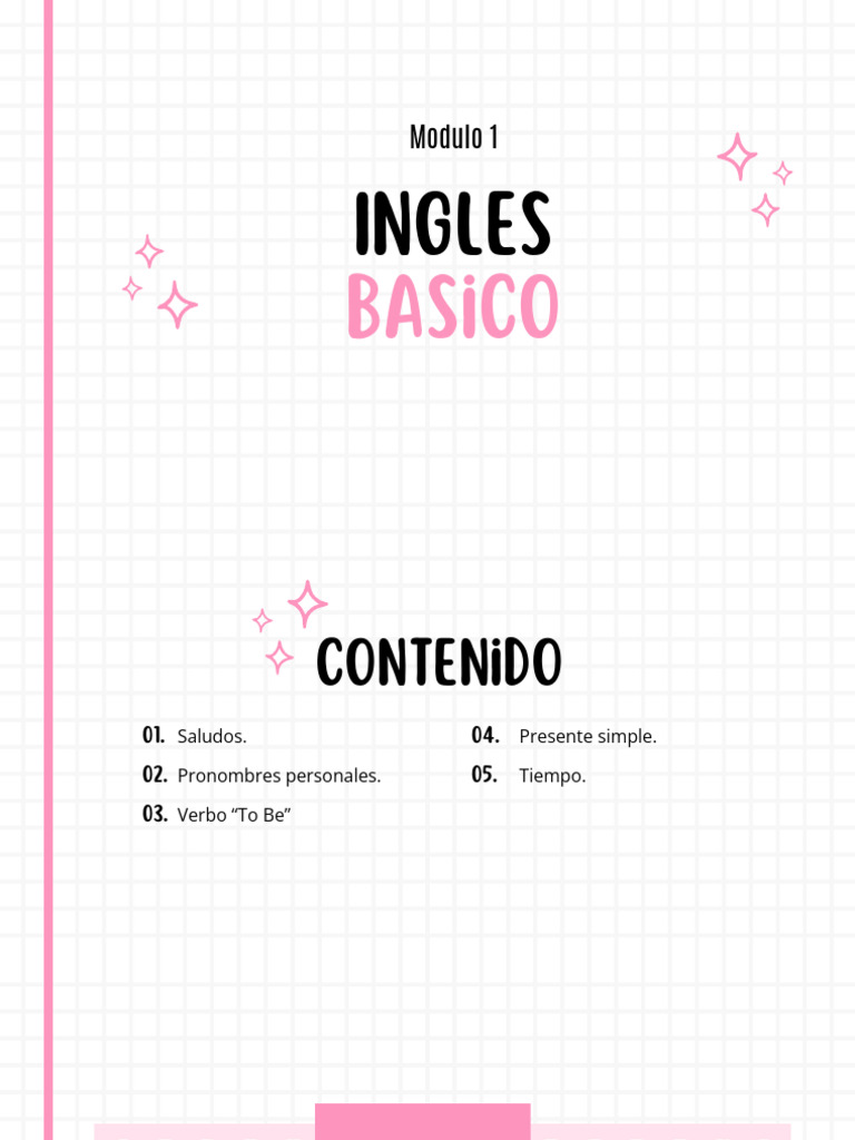 Modulo 1 Ingles Basico | PDF