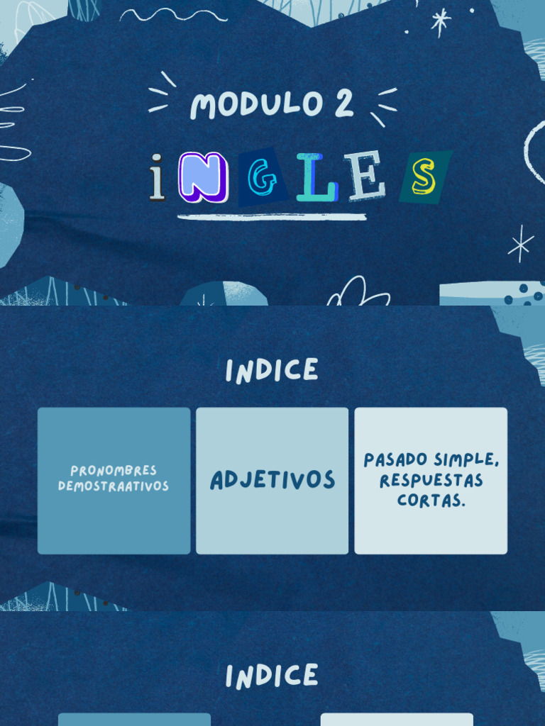 Modulo 2 Ingles Basico | PDF