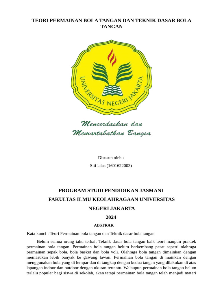 Paper Handball Lalas | PDF