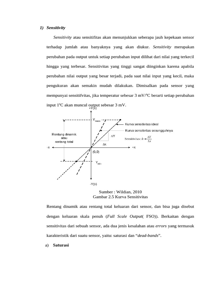 Sensitivity Sensor 2 | PDF