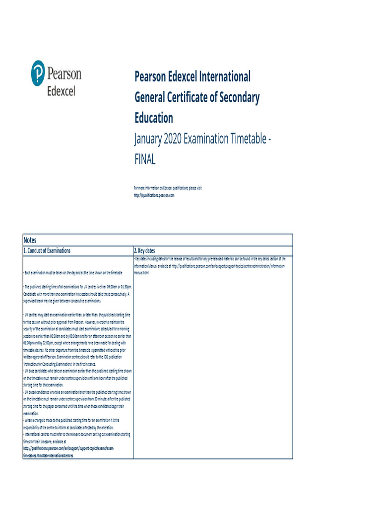 Int - GCSE Final 2001 | PDF