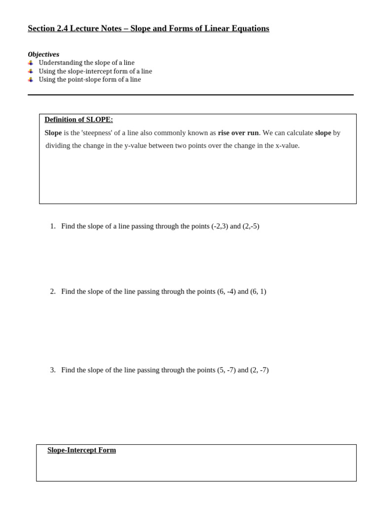 Section+2 4+Lecture+Notes+1103 | PDF