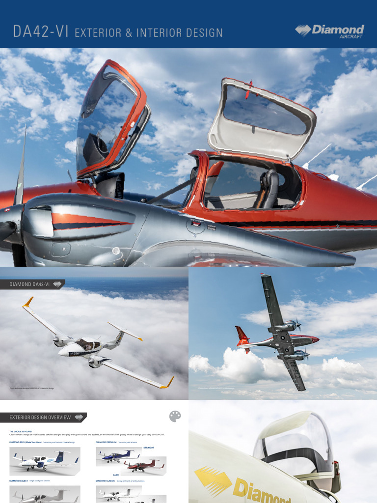 DA42-VI Exterior and Interior Design 2024 SCREEN | PDF