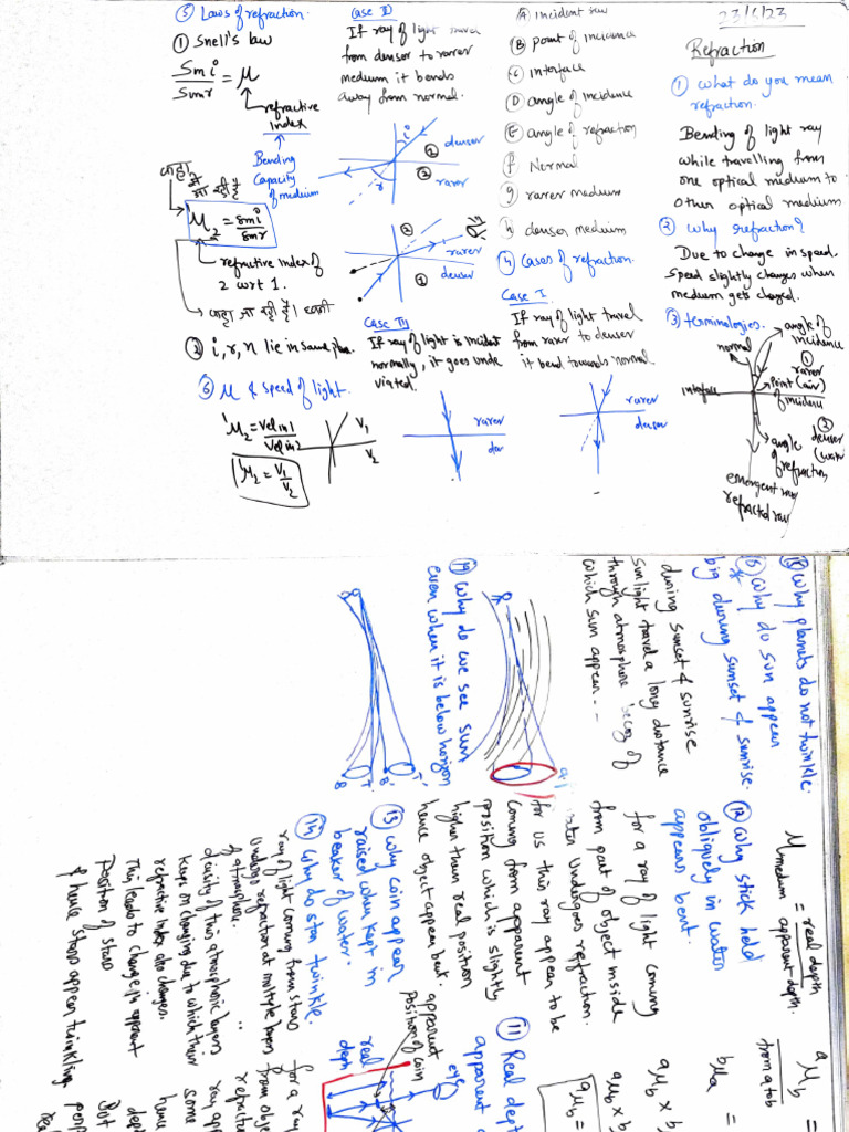 10 Phy CH 5 Tut Notes | PDF