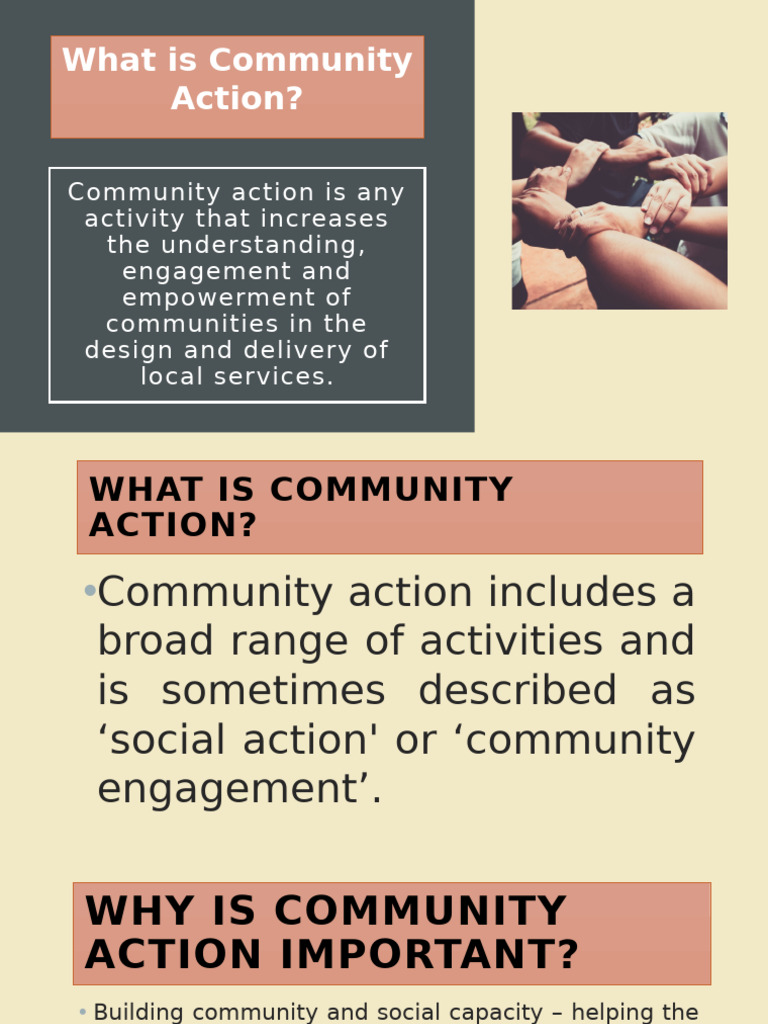 Q1 Week 5 Community Action Modalities | PDF