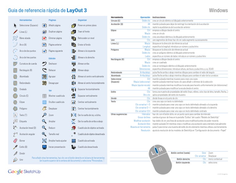 Layout Ref Card Win | PDF
