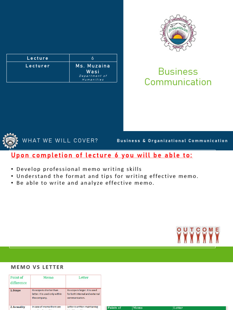 Memo Writing | PDF
