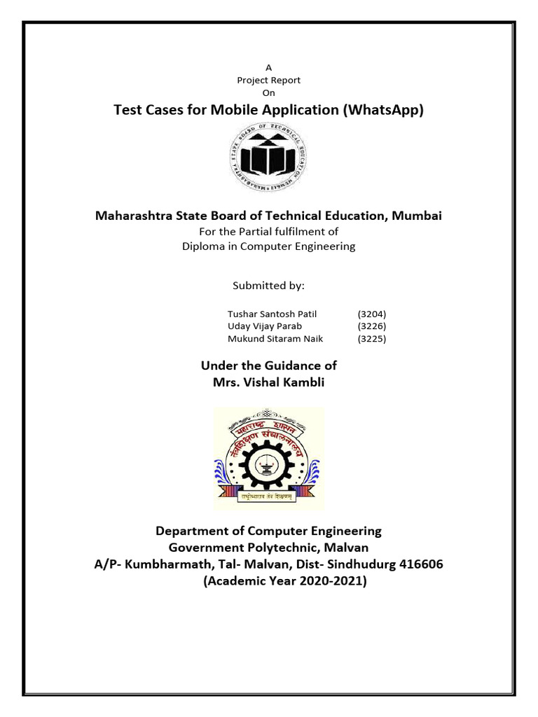 Test Cases for WhatsApp App Testing | PDF | Mobile App | Software Testing