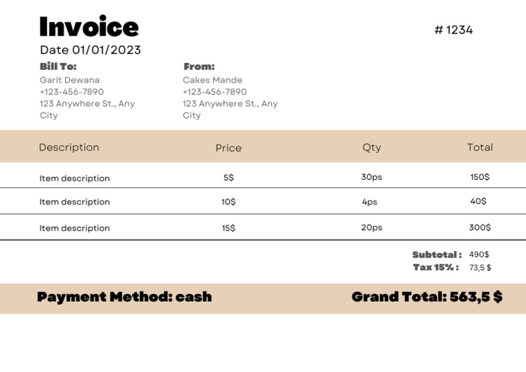 Task 3 - Invoice - 3112301059 | PDF
