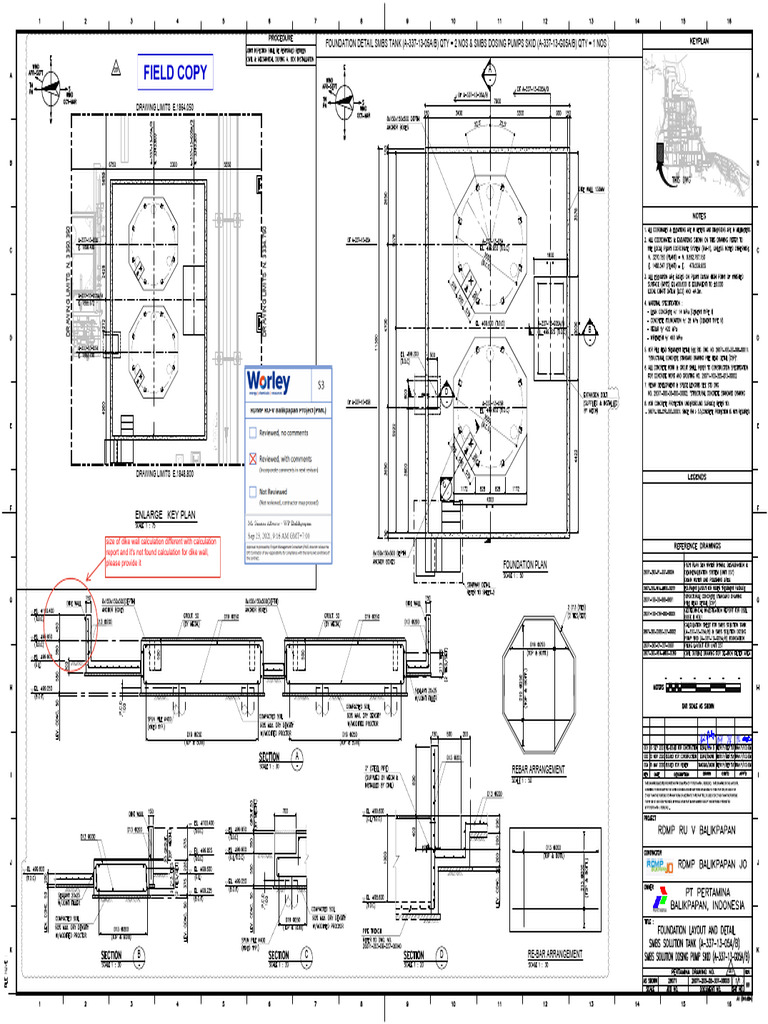 26071-203-DB-337-00003 - 001 Foundation Layout and Detail SMBS Solution ...