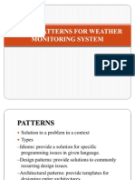 Design Patterns for Weather Monitoring System