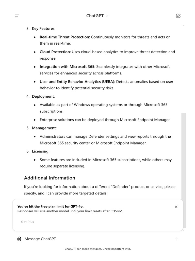 Microsoft Defender Overview Pdf