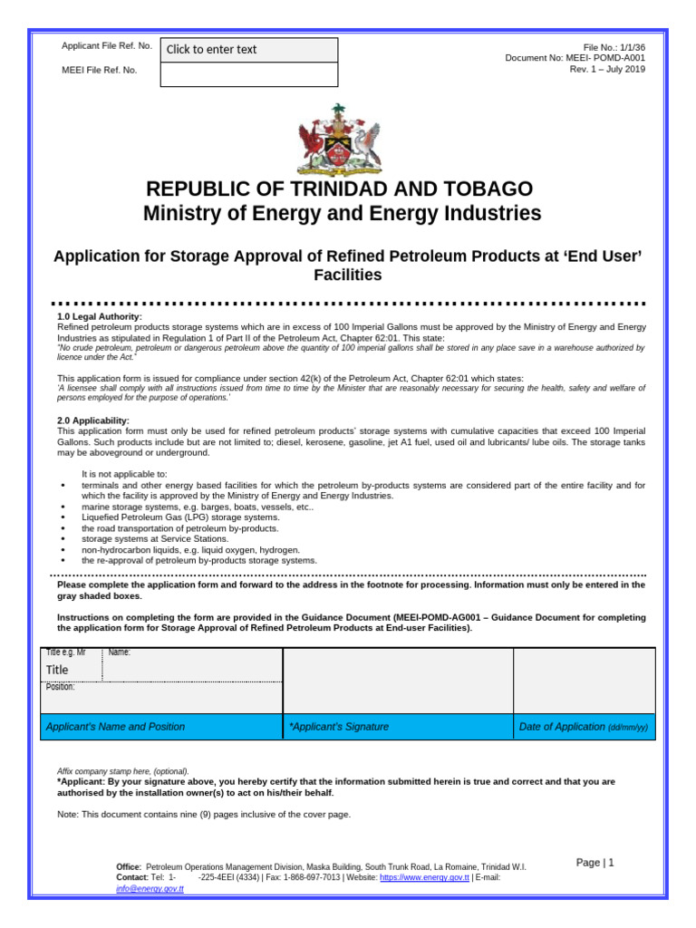 Storage Approval for Refined Petroleum | PDF | Oil Refinery | Petroleum